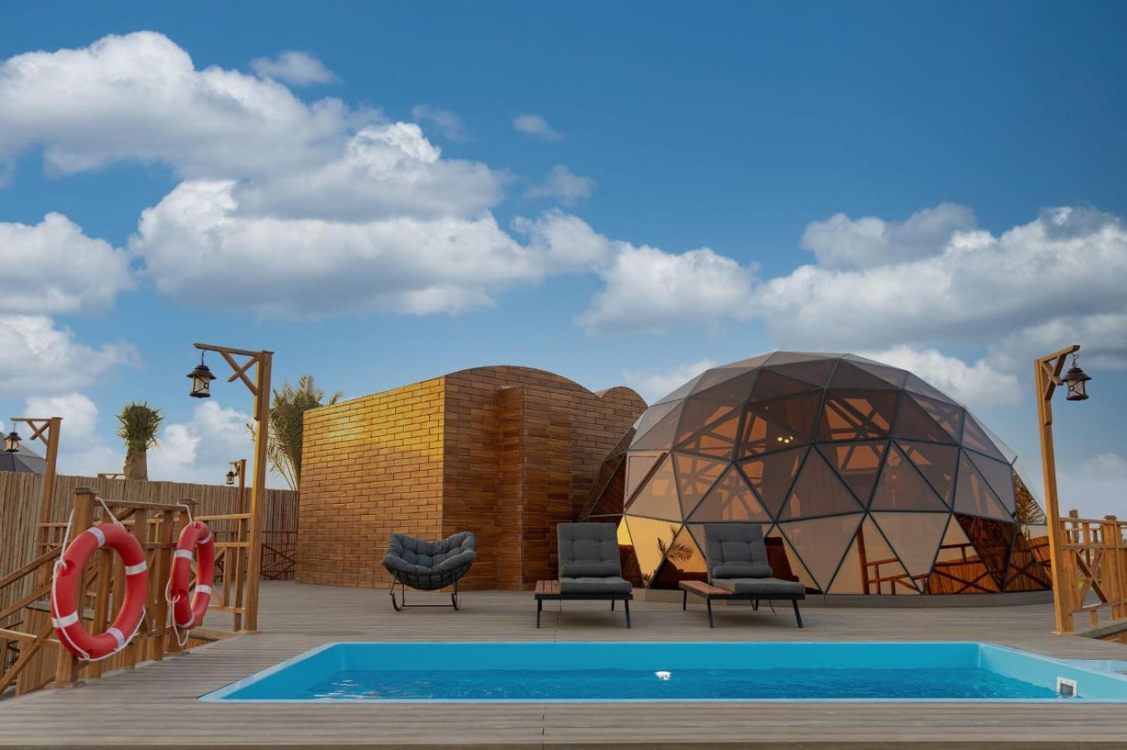 Al Marmoom Oasis Luxury Experiential Desert Resort دبي المظهر الخارجي الصورة